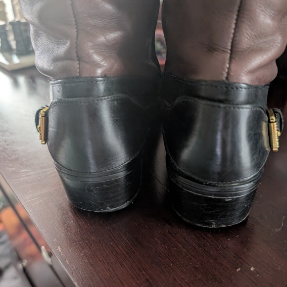 Ralph Lauren Marlena boot, brown black, 7B - Picture 3 of 8